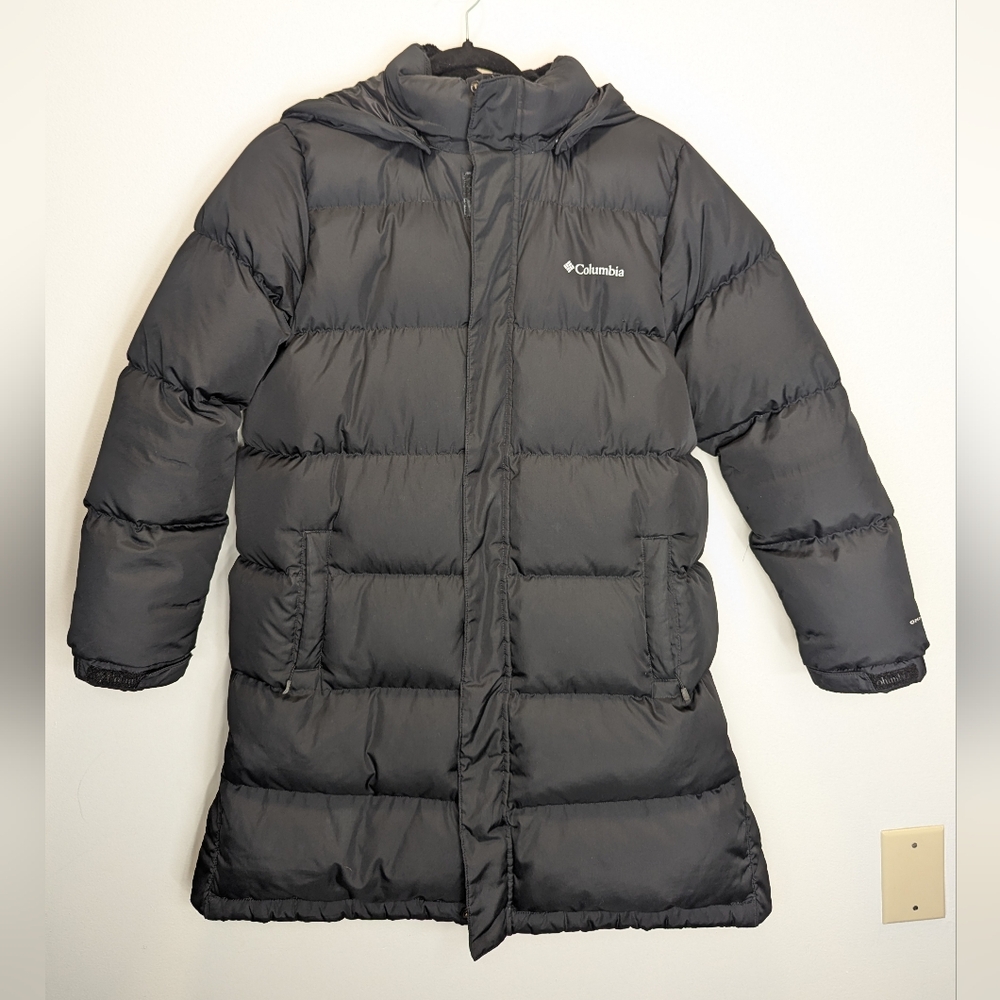 Columbia Big Kids Boys Bear Hunt Black Puffer Winter Jacket Coat Size 160/14-15